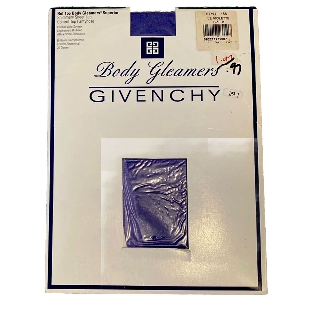 Vintage Givenchy Body Gleamers Rare Violette Color Size B